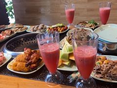 -釜御山海鲜烤肉火锅自助(新城市中心店)