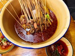 -拈签一笑黄牛肉辣卤串串