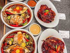 -草家酱蟹炭火烤肉店(珲春南路一店)