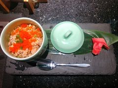 原盅三文鱼炊饭-花隐日式怀石料理(万象城购物中心店)