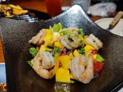 烤虾芒果沙拉-澳骄 Aussie Kitchen·手工披萨·西餐(国大店)