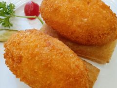 奶油鸡卷-小白桦西餐厅