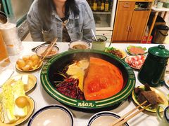 番茄鸳鸯锅底-有拈头成都市井火锅(老门东店)
