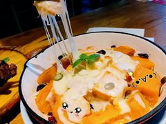 芝士奶油焗南瓜-蜜桃餐厅·古运河畔(南下塘店)