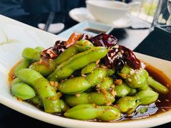 藤椒油淋汁毛豆-柒园·三十年创意杭帮菜(龙湖滨江天街店)