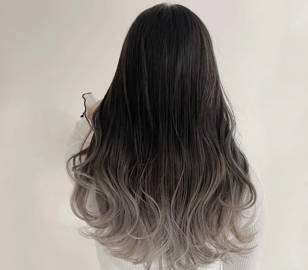 高级发尾染,告别黑发尴尬期,超高级显白?