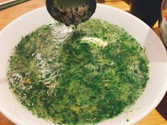 荠菜干贝水划蛋-大牌大·传统杭帮菜(湖滨店)