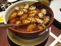 古越陈酿煮花螺-杭州西子湖四季酒店·金沙厅