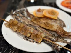 烤秋刀鱼-棕榈阁·巴西烤肉海鲜自助餐厅(中州皇冠假日酒店)