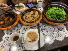 啫啫虾酱空心菜-熠盛粤味(永康路店)