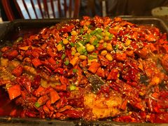 香辣味烤鱼-江边城外烤全鱼(方庄时代购物中心店)