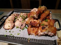 烤鸡烤肉拼盘-绿茶餐厅