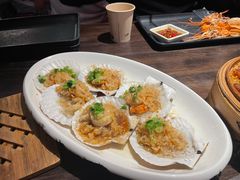 蒜蓉粉丝蒸扇贝-乔街深夜食堂·台州菜·高压锅生蚝(杭州总店)