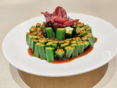 黑椒牛肉拼秋葵-将相和·海鲜蒸饺大连菜