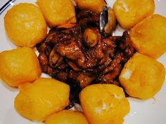 脆皮鲜奶拼蚝油牛肉-和记小菜(东方店)