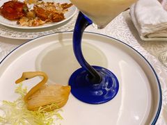 杨枝甘露天鹅酥-杭州西湖柳莺里酒店·闻莺厅