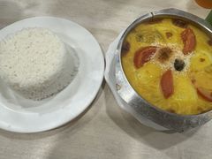 焗葡国鸡跟饭-喜莲咖啡