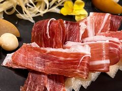 三年金钱火腿配大理手撕乳扇-泓0871臻选云南菜·味庄