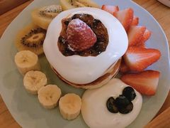 百香果松饼-春风十里咖啡馆