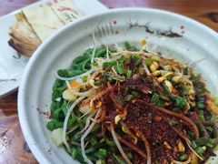 油泼面-手擀菠菜面(西康路店)