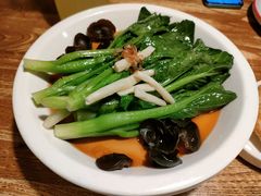 白灼菜心-新白鹿餐厅(龙游路总店·杭帮菜名店)
