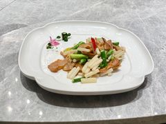 芦笋藕带尖炒爽-淮扬村中餐厅