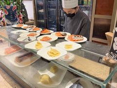 -大中华希尔顿酒店-念自助餐·海南美食·三文鱼