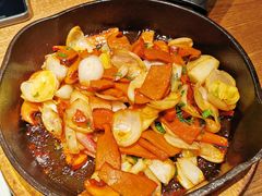铁盘香煎黑牛肝菌-云海肴·汽锅鸡·云南菜(领展购物广场·中关村店)