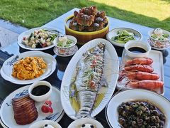 -七的湖·晚芳亭·阳澄湖农家菜·大闸蟹(莲花岛店)