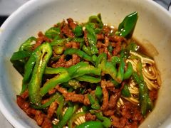 青椒肉丝盖浇面-花园茶楼(兴城西路店)