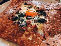 鸡蛋蘑菇熏肉荞麦可丽饼-RAC BAR(安福路店)