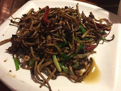 香炒茶树菇-绿茶餐厅(华联万柳店)
