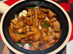 砂锅焗猪颈肉-恭喜上堓砂锅焗·海鲜大排档(闵行龙湖店)