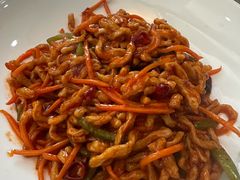 鱼香肉丝-一盏明灯全素斋(殊像寺店)