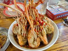 芥末罗氏虾-冶建镜子·中国龙虾王(总店)