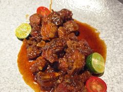 蒜香糖醋小排-老头儿油爆虾(星光一期店)