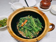 沙窝虾酱焗芥兰-功夫汤粤港餐厅(锦业路店)