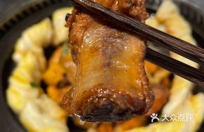 Special Spare Ribs and Green Bean Stuffed Pancake Pot