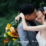 仙仙的外景森系婚纱照