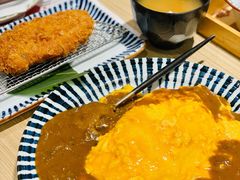 咖喱熔岩蛋猪扒饭套餐-堂本家·二代目·炸猪排(Express东海店)