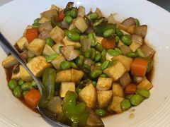 茭白毛豆炒肉-宁海食府·涌宴(真和店)