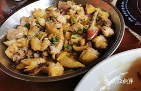 Braised Chicken with Shallots and Loquat