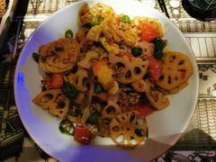 小炒藕片-绿茶餐厅(松江万达店)