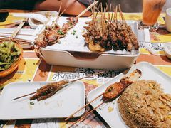 烤羔羊肉串-木屋烧烤(西城天桥店)