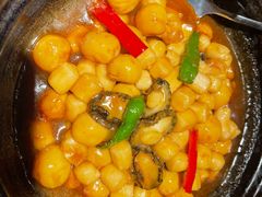 珍珠土豆焖鲍鱼仔-庆江南江南菜(琴湖溪里花园城店)