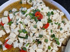 葱炒豆腐-陕北四窑洞(巨丰店)