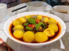 青椒皮蛋-老佛爷铜炉蛙锅(海岸城店)