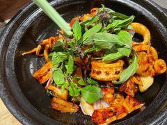 九层塔酱爆东山小管-四道菜·福建菜馆(新街口金鹰店)