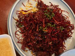 鲜麻椒牛肉粒-古北烤鸭王I古北水镇景区店