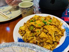 大酱炒笨鸡蛋-满圆薄春饼(新世纪店)